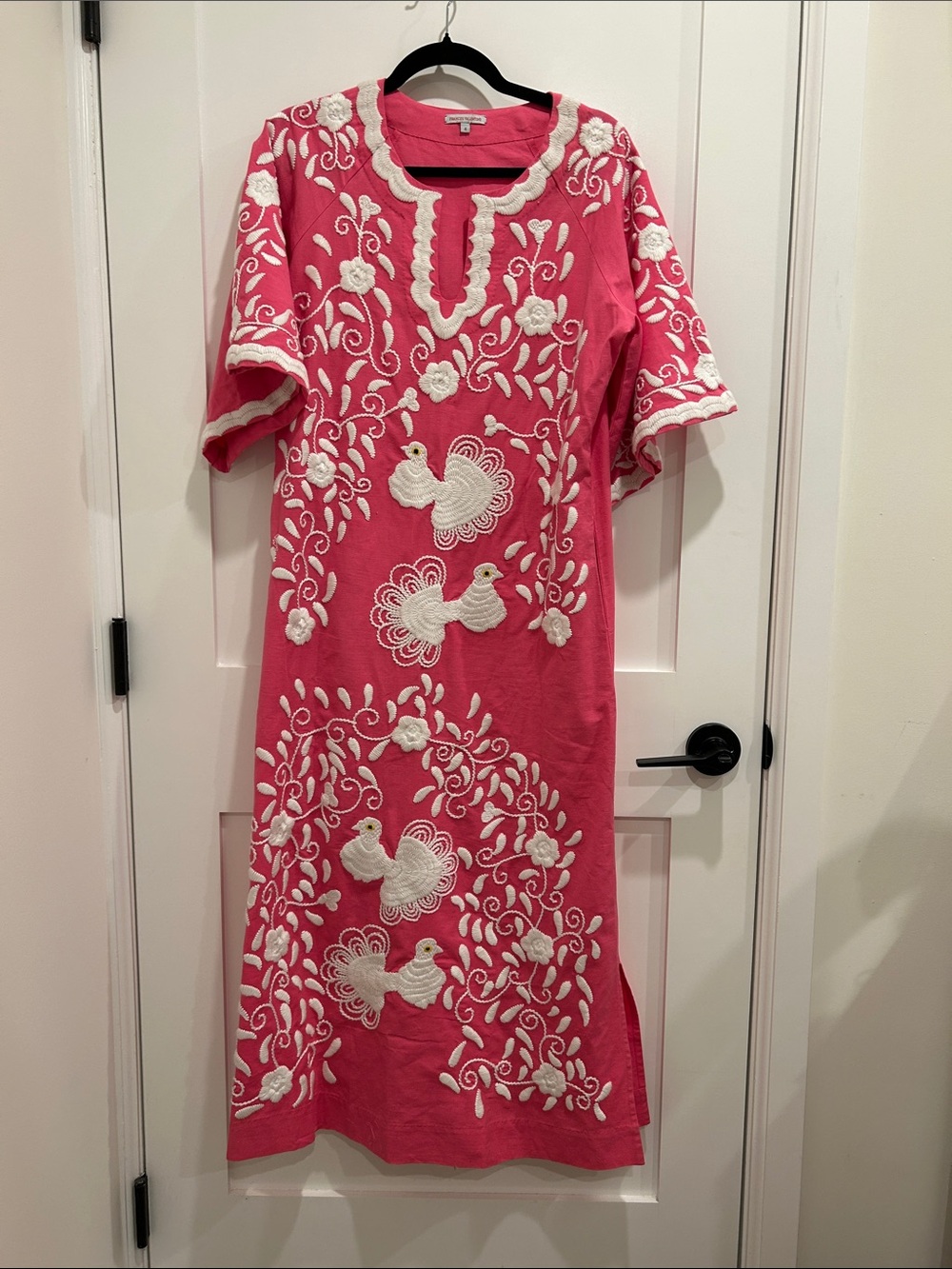 Frances Valentine Embroidered Dress Sz 4